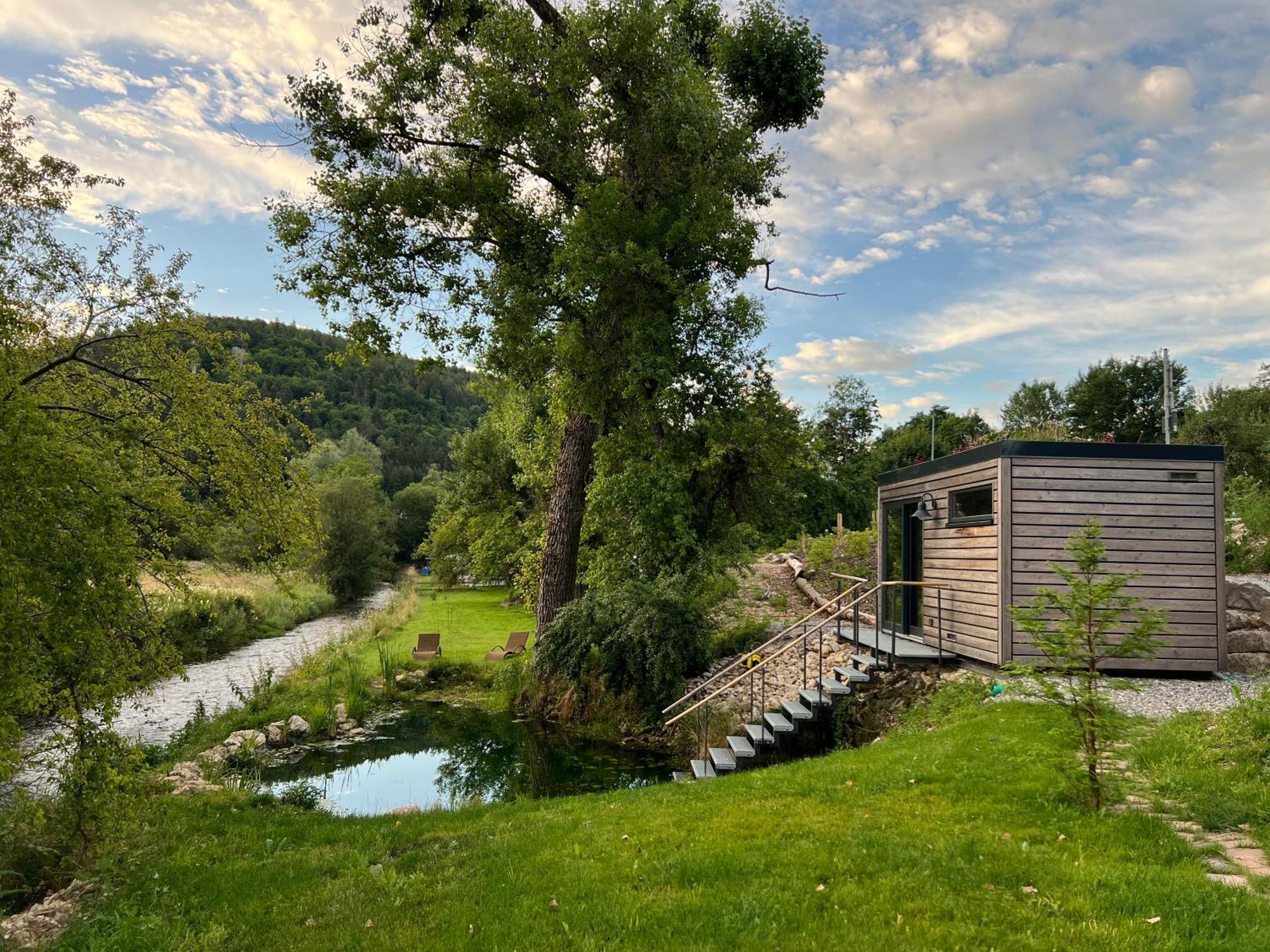Landhotel Untere Muehle Strassberg Esterno foto